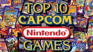 Top 10 Capcom NES Games  Nefarious Wes [upl. by Olenta90]