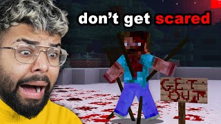 If I Get Scared Minecraft Gets More SCARY [upl. by Dde]