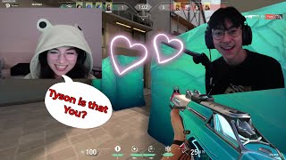 Tenz Trolling kyedae with Soundboard 😂😂  Cutest clip you will see  W couple  Valorant [upl. by Orenid]