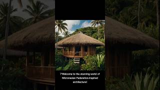 quotMicronesian Federation Home Design Traditional Meets Modern Architecturequotshortsvideohome [upl. by Nnoved]