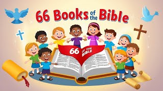 66 Books of the Bible  Old and New Testament for Kids  Bible school for kids [upl. by Einnov]