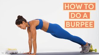 How To Do A Burpee  The Right Way  WellGood [upl. by Clea207]