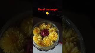 Step by step how to make easy hand massager with water and flowers 💐🌹 [upl. by Charita954]