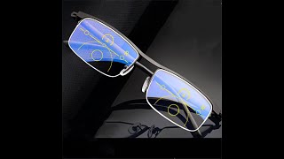 Multi Focus Zoom Reading Glasses Super Elastic TR Feet Smart Far And Near Dual Use Anti Blue Light [upl. by Eiramannod]