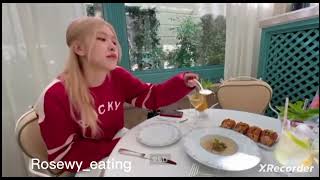 Rosé eating fancam veriyorum kendim yaptım [upl. by Dorran]