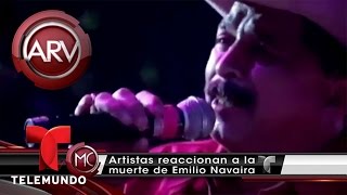 Los famosos recuerdan al fallecido Emilio Navaira  Al Rojo Vivo  Telemundo [upl. by Odraude]