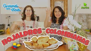 HOJALDRAS COLOMBIANAS  Receta facil  Cocinando con Aurita [upl. by Nalor]