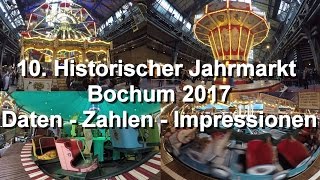 Rückblick 10 Historischer Jahrmarkt Bochum 2017 – Jahrhunderthalle Bochum  Daten amp Zahlen [upl. by Eiahpets]