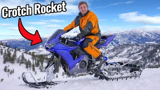 Crotch Rocket Snow Bike [upl. by Mcgill]