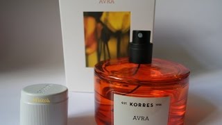 PERFUME  AVRA  KORRES RESENHA [upl. by Ytitsahc]