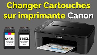 Comment changer cartouche imprimante Canon Pixma [upl. by Henning755]