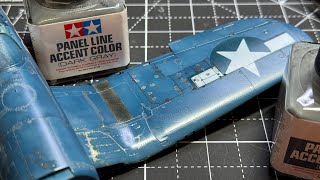 Tamiya 148 F4U1A Corsair Build Part 5 [upl. by Linder]