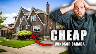 I Found The Cheapest Neighbourhoods In Windsor Canada [upl. by Anoid]