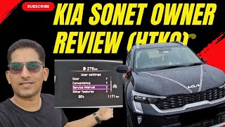 KIA SONET HTK Optional Owner review after 1200 km kiacars kiasonet carreview carmodification [upl. by Akimal]