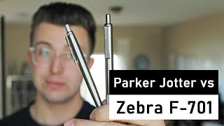 Parker Jotter vs Zebra F 701  Battle of The Budget EDC Pens [upl. by Ailedua]