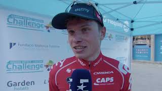 Lennert Van Eetvelt  Interview at the finish  Trofeo Serra Tramuntana 2024 [upl. by Lorn]