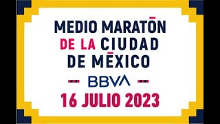 Medio Maratón de la CDMX 2023  4k [upl. by Shelman]