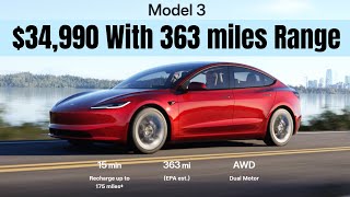 35000 Tesla Model 3 With 363 miles Range [upl. by Tolkan692]