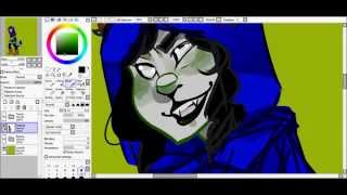 Speedpaint Clown Hunter Nepeta [upl. by Annawat]