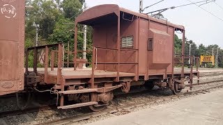 Indian Brake Van  Goods Train [upl. by Uahc738]