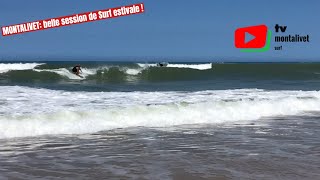 MONTALIVET  🏄‍♂️ Bonnes vagues de Juillet  Montalivet Surf TV [upl. by Stroud694]