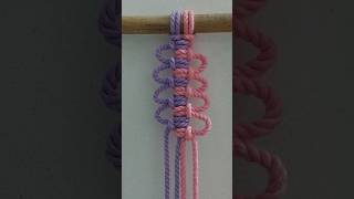 larks head knot picotdiy macramediy diymacrametutorial easy shorts ytshorts [upl. by Marcus]