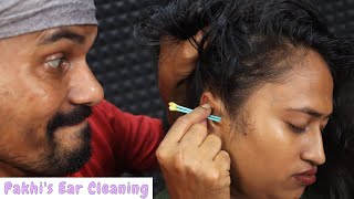 Pakhis Ear Cleaning  How to Remove Earwax at Home  Neck Cracking  Head Massage  ASMR [upl. by Lemej]