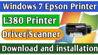 Epson l380 driver and scanner download windows 7epson l380 setup download windows 7  Epson l380 [upl. by Elocim]