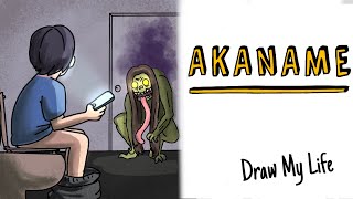 AKANAME the DEMON that lives in ur WC 💀Draw My Life Horror Stories [upl. by Chambers]