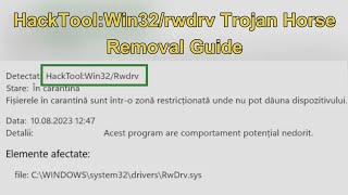 HackToolWin32rwdrv virus – How to Get Rid of rwdrv virus [upl. by Sherard]