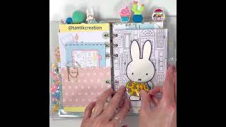 Planner With Cute Interactive Elements  Miffy [upl. by Llezo]