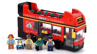 LEGO City DoubleDecker Sightseeing Bus 60407 review And they said LEGO doesnt make toys anymore [upl. by Annavoig]