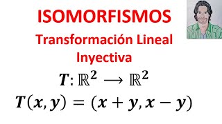 Cómo saber si una transformación Lineal es INYECTIVA  Inyectividad Álgebra lineal Isomorfismos [upl. by Enrichetta]