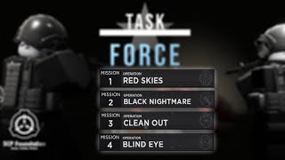 SCP Task Force ALL MISSIONS Full walkthrough ROBLOX [upl. by Anohs]