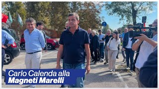 Carlo Calenda alla Magneti Marelli di Crevalcore [upl. by Rhys258]