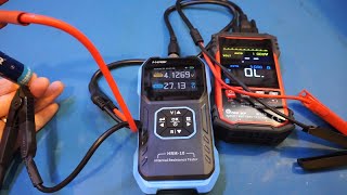 FNIRSI HRM10 Battery Internal Resistance Tester Compared to ToolTop IR502 [upl. by Nahsab]