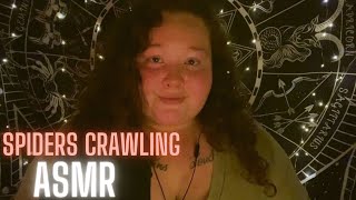 ASMR  SPIDERS CRAWLING UP YOUR BACK MIC TRIGGERS AND MOUTH SOUNDS [upl. by Hgiel]