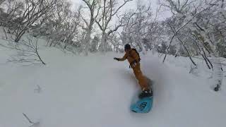 Splitboarding Furano Hokkaido [upl. by Kermy]