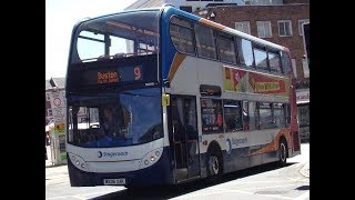 Stagecoach Midlands ADL Enviro 400 ADL Trident 19010 MX06 XAK [upl. by Ymma]