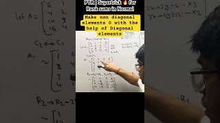 Rank of a matrix in Normal form rankofmatrix engineeringmaths1 firstyearengg csgt [upl. by Landsman]