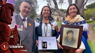 78 sets of medals returned to descendants of 28th Māori Battalion [upl. by Nnaed]