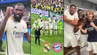 ⚪ Real Madrid Crazy Celebration After Reaching Champions League Final 😍  UCL 2024  Bayern Munich [upl. by Ynnob]