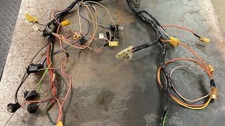 Unwrapping and repairing an original LJ GTR Torana wiring loom [upl. by Chase2]