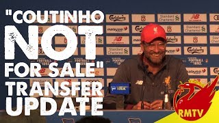 Coutinho NOT For Sale  LFC Daily News LIVE [upl. by Quintina707]