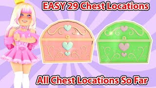 ALL 16 NEW CHESTS LOCATIONS in the VENT MAZE amp BATHING QUARTERS Royale High New School Campus 3 [upl. by Skricki]