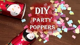 DIY Party Poppers  Easy amp quick Party poppers  Party Poppers from tissue roll [upl. by Ialohcin879]