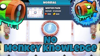 Bloonarius Tutorial  No Monkey Knowledge  Winterpark  BTD6 [upl. by Erdnad]