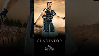 Gladiator Cast Then and Now 2000 vs 2024 gladiator thenandnow [upl. by Gwenore287]