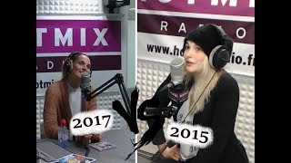 Interview de Camille Lou chez Hotmix Radio  2015 VS 2017 [upl. by Reamy]