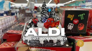 ALDI CHRISTMAS TREES AND DECORATIONS 2024 🎄🎅 [upl. by Assirolc]